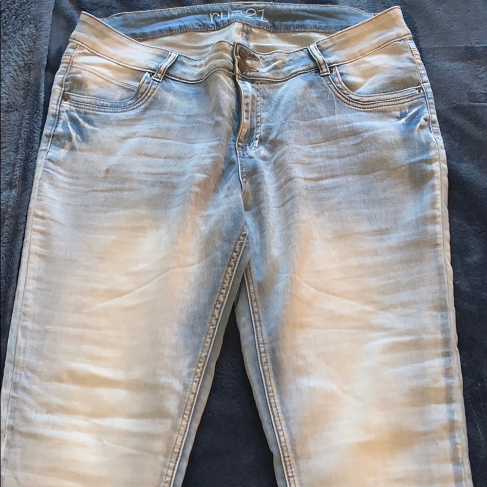 Mid wash jeans